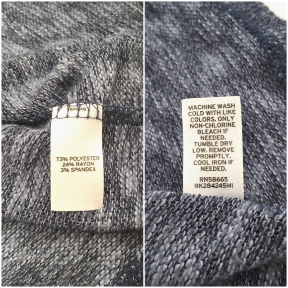 + 14th & Union Cowl Neck Heathered Sweater - Picture 7 of 7